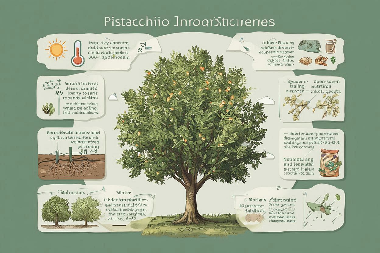تشخیص و درمان کمبود عناصر غذایی در درخت پسته