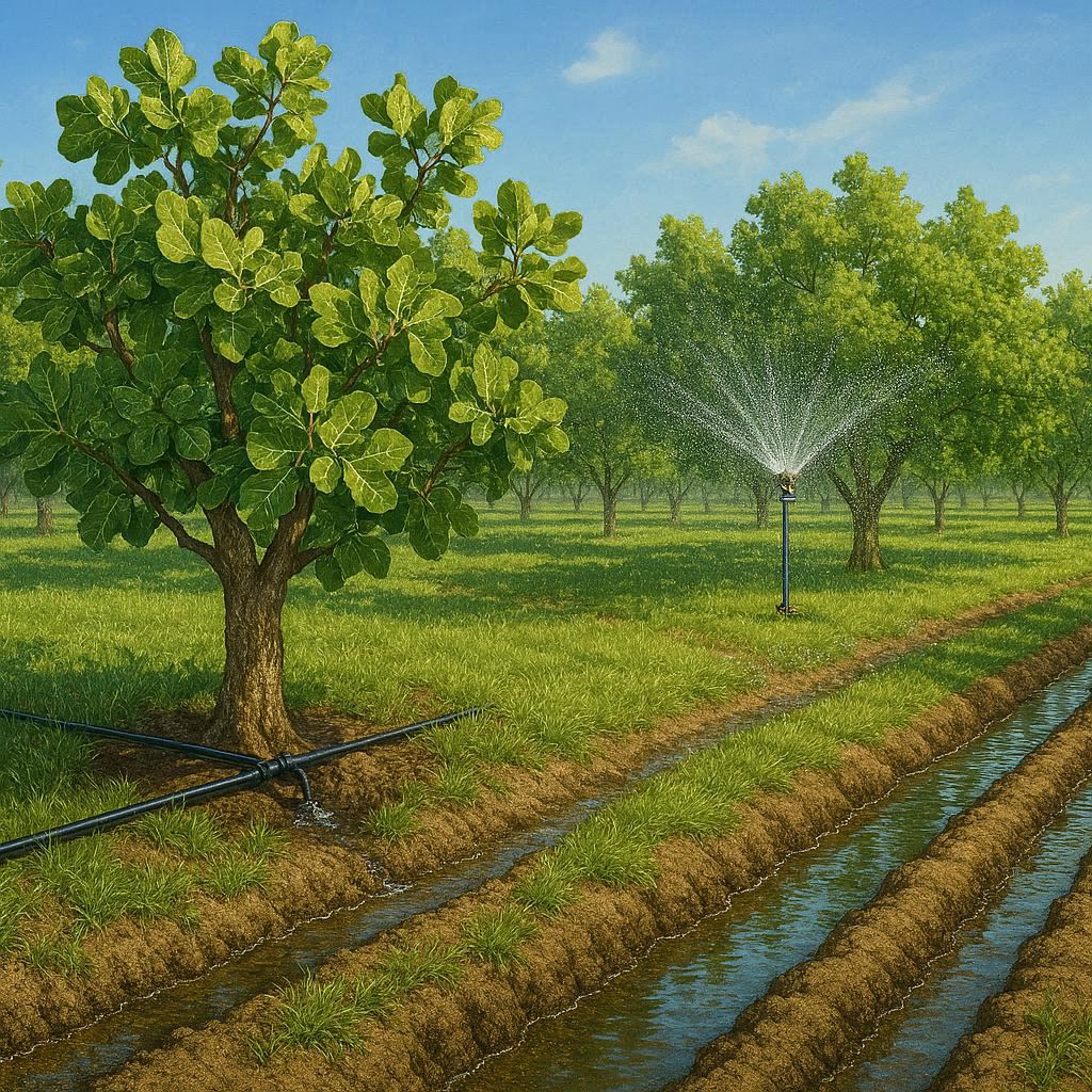 آبیاری هوشمند درخت پسته