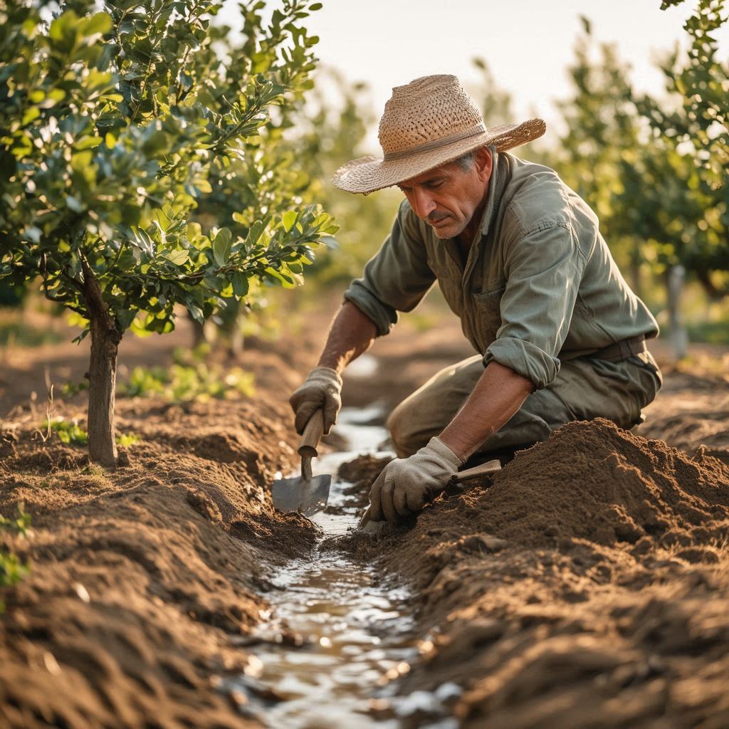 آبیاری پسته