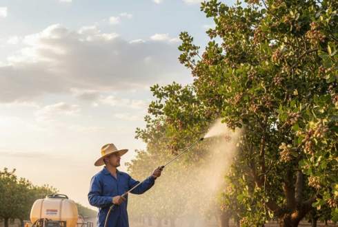 بهترین زمان محلول پاشی کلسیم