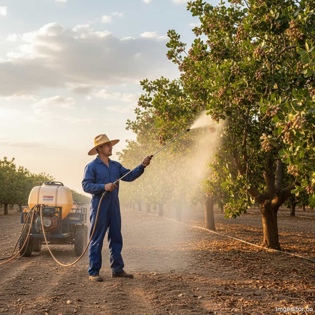 بهترین زمان محلول پاشی کلسیم