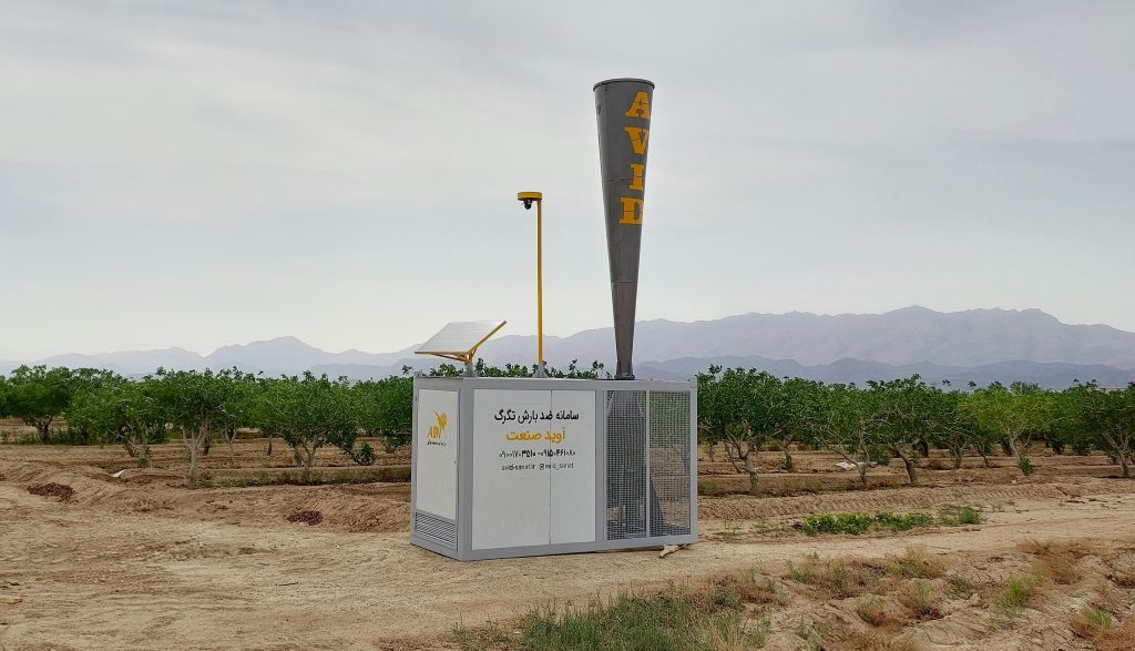 ضد تگرگ نصب شده در دامغان