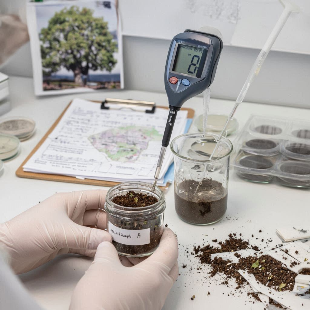 اندازه گیری ph خاک