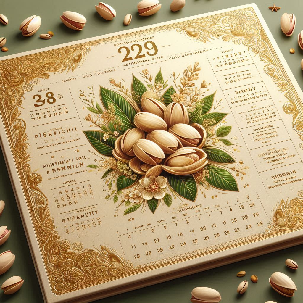 تقویم تغذیه پسته