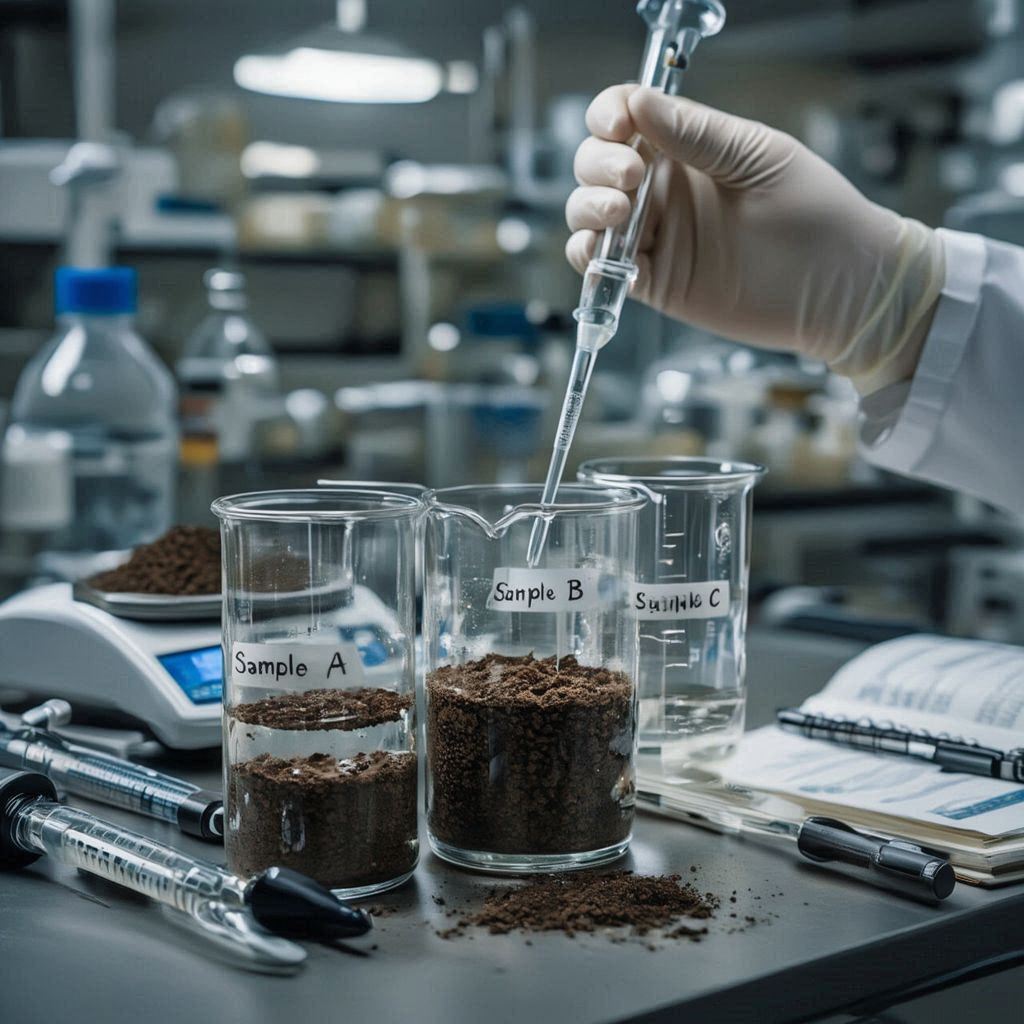 تفسیر آزمایش خاک باغ پسته