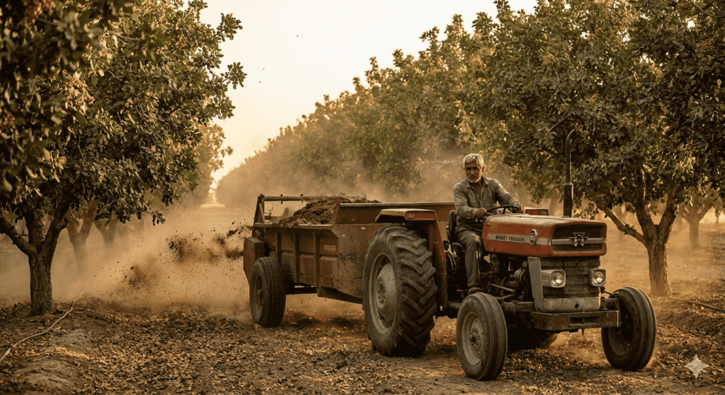 روش کوددهی به درختان پسته