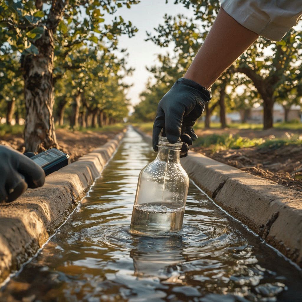 نمونه برداری از آب