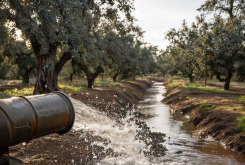 درمان شوری آب باغ پسته